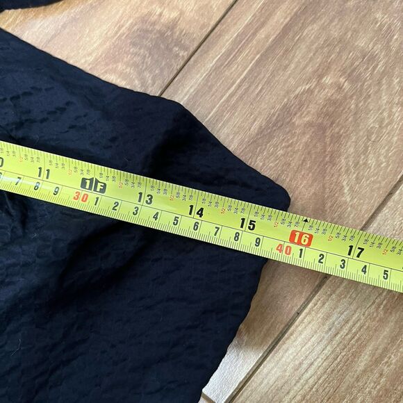 J Crew Seersucker Halter Tie Dress Size 6 Navy Lined 100% Cotton Preppy Nautical - Picture 3 of 6